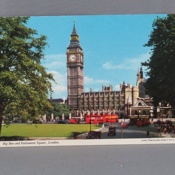 Vintage Postcard - House of Parliament London England - John Hinde Original - Picture 1 of 4